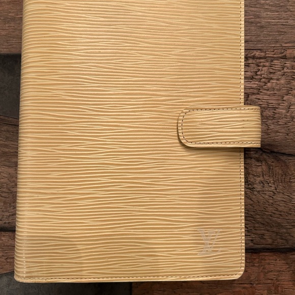 Louis Vuitton Yellow Leather Planner
